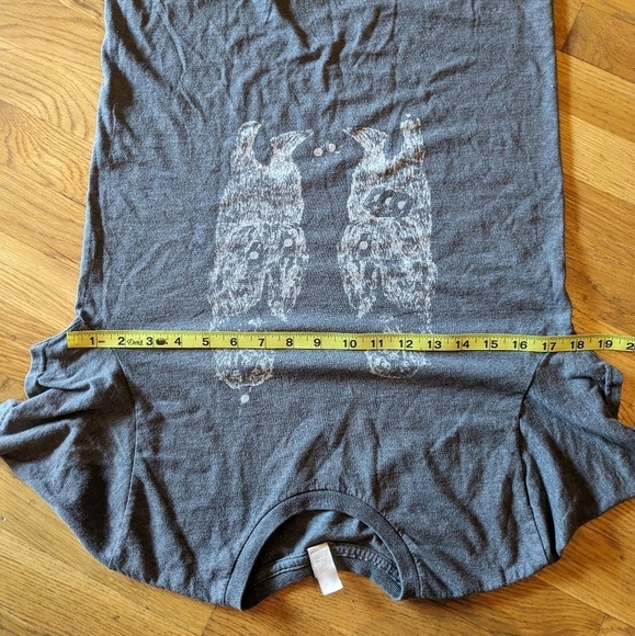 Vintage Fruit of the Loom Sofspun Small Gray‎ Bear Graphic Short Sleeve T-shirt - Picture 5 of 7